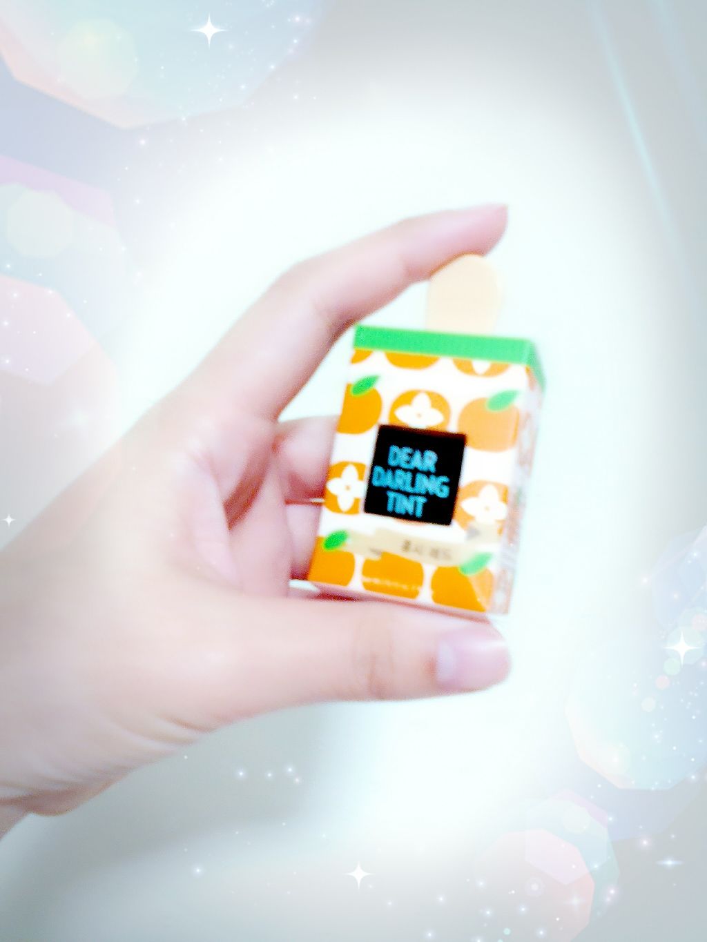 ディアダーリン ウォータージェルティント （アイスティント）/ETUDE/口紅を使ったクチコミ（1枚目）