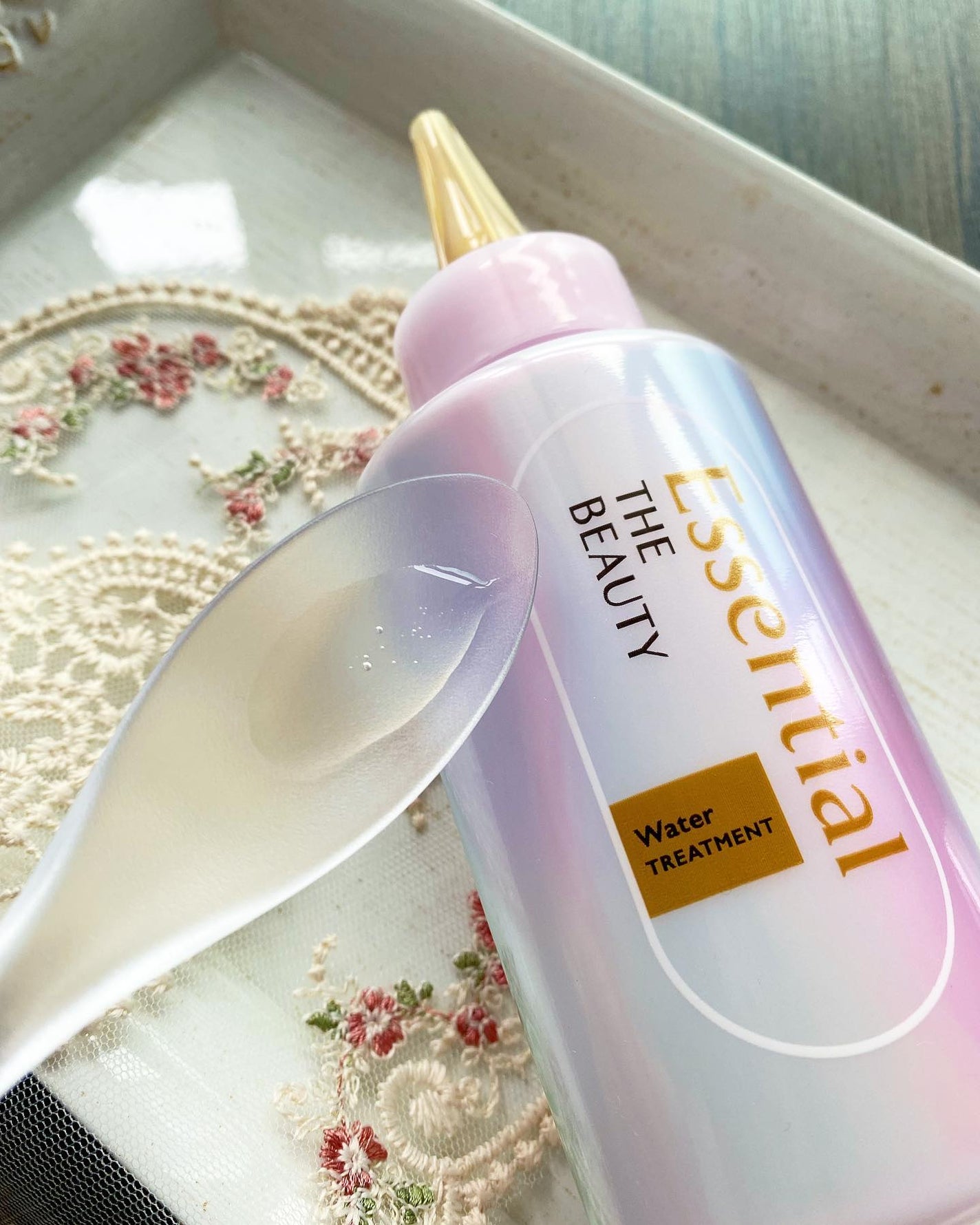 エッセンシャル プレミアム ウォータートリートメント EXスムース/エッセンシャル/アウトバストリートメントを使ったクチコミ(2枚目)