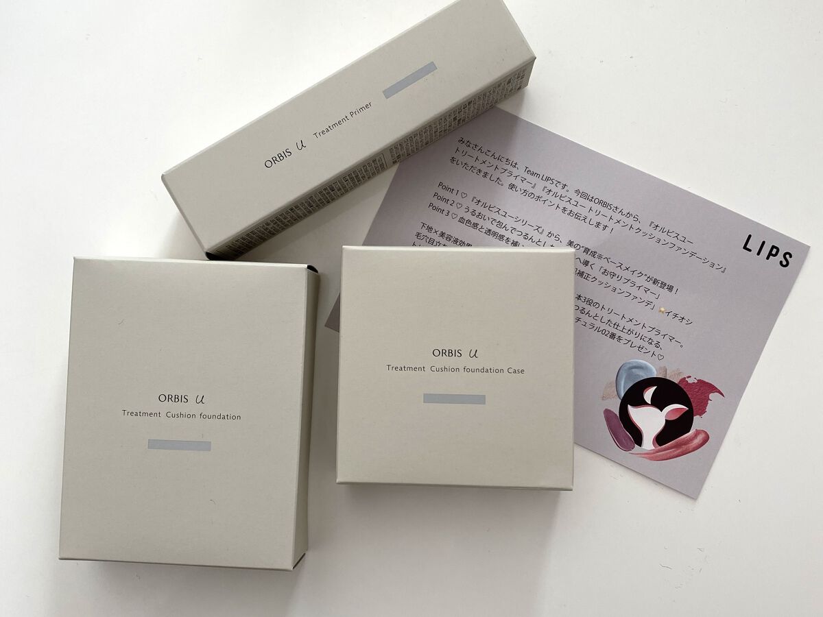 オルビスユー トリートメントクッションファンデーション/オルビス/クッションファンデーションを使ったクチコミ（1枚目）