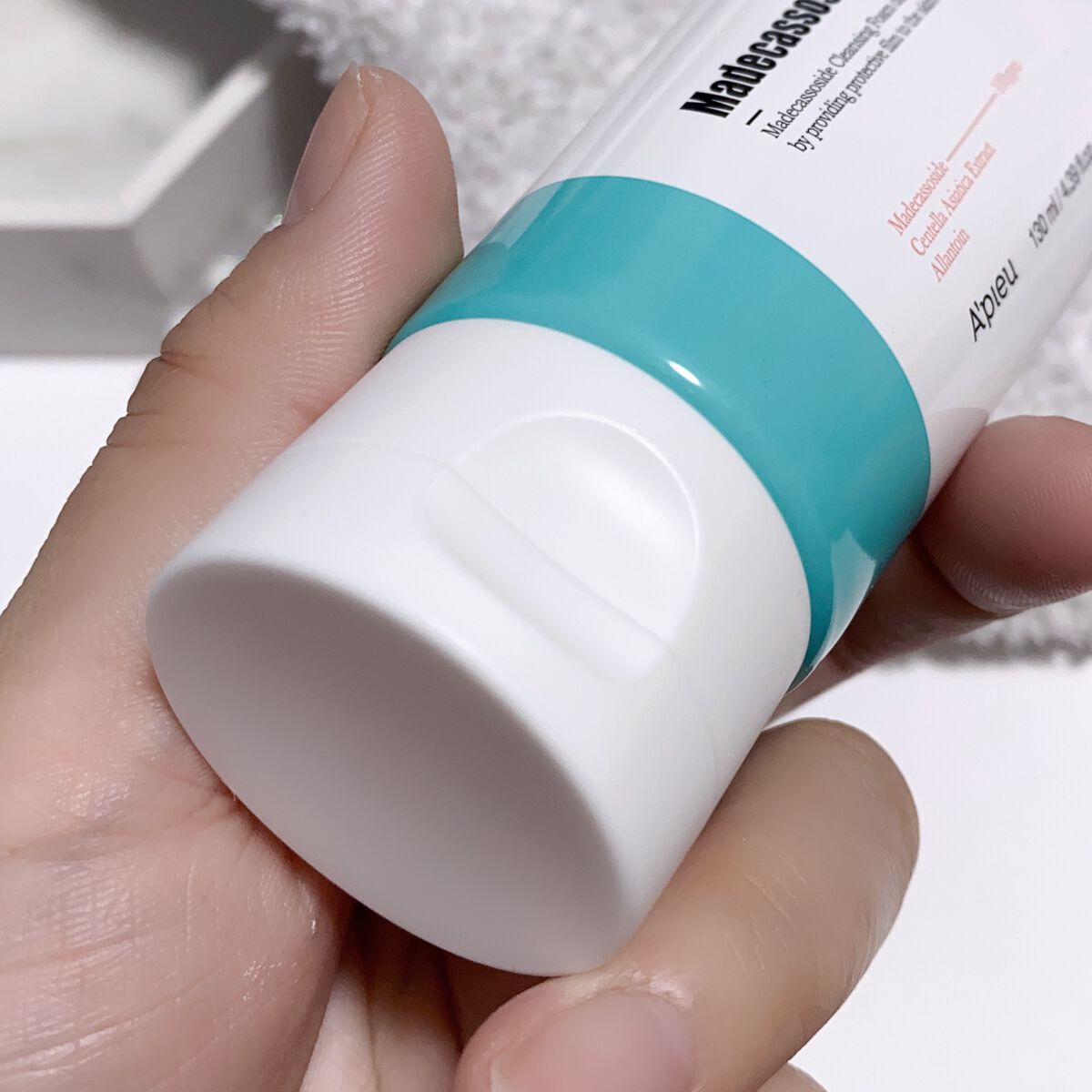 マデカソ　クレンジングフォーム/A’pieu/洗顔フォームを使ったクチコミ（3枚目）