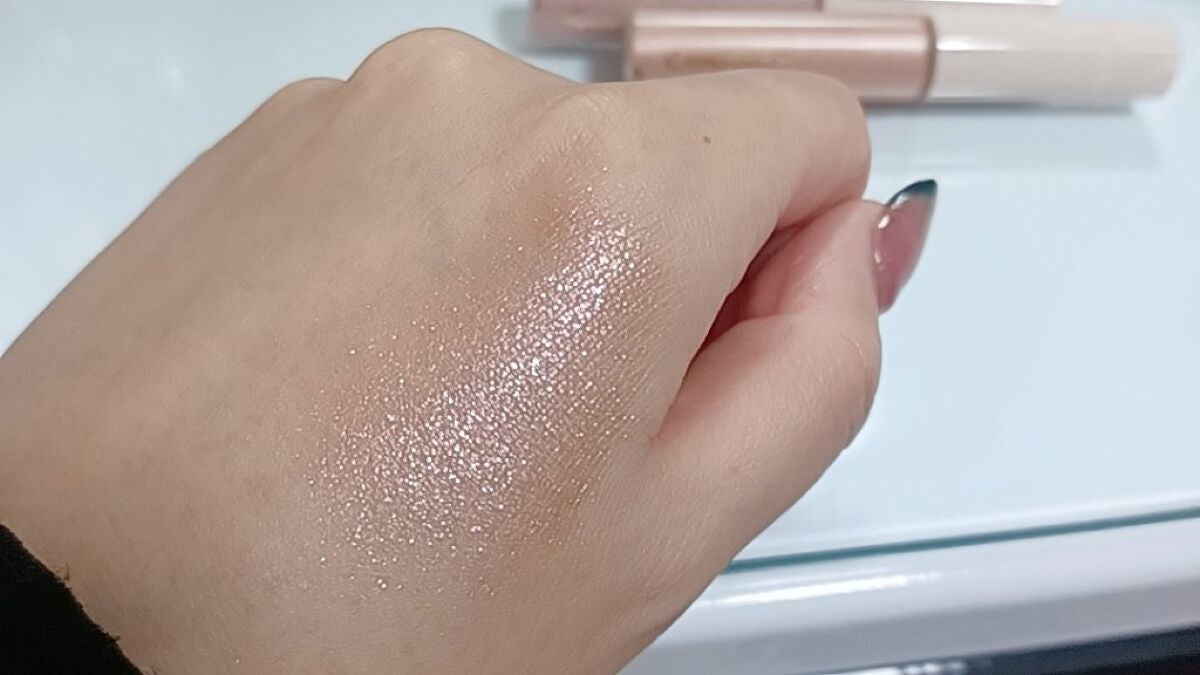 クリスタル グロウ ベース&ハイライター/リンメル ロンドン/化粧下地を使ったクチコミ(2枚目)