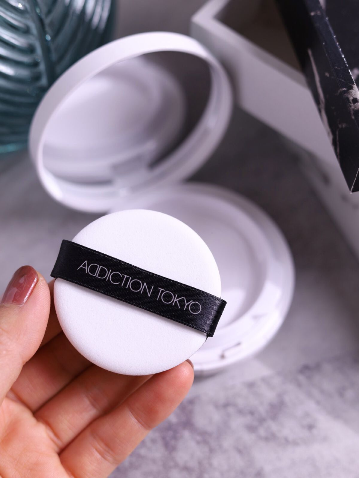 アディクション スキンケアUV タッチアップ クッション ケース/ADDICTION/クッションファンデーションを使ったクチコミ（2枚目）