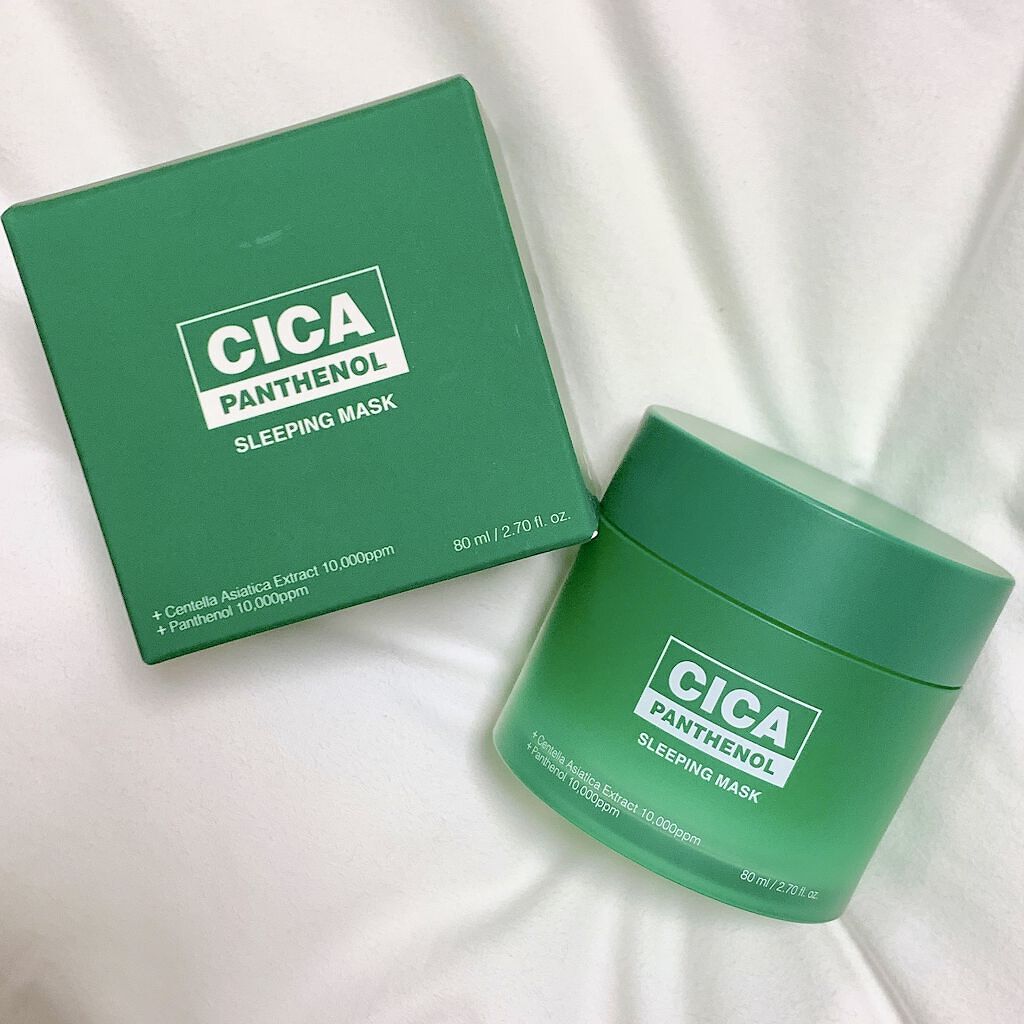 シカパンテノールスリーピングマスク/SNP/フェイスクリームを使ったクチコミ（1枚目）