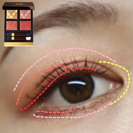 アイ カラー クォード/TOM FORD BEAUTY/アイシャドウパレットを使ったクチコミ(6枚目)