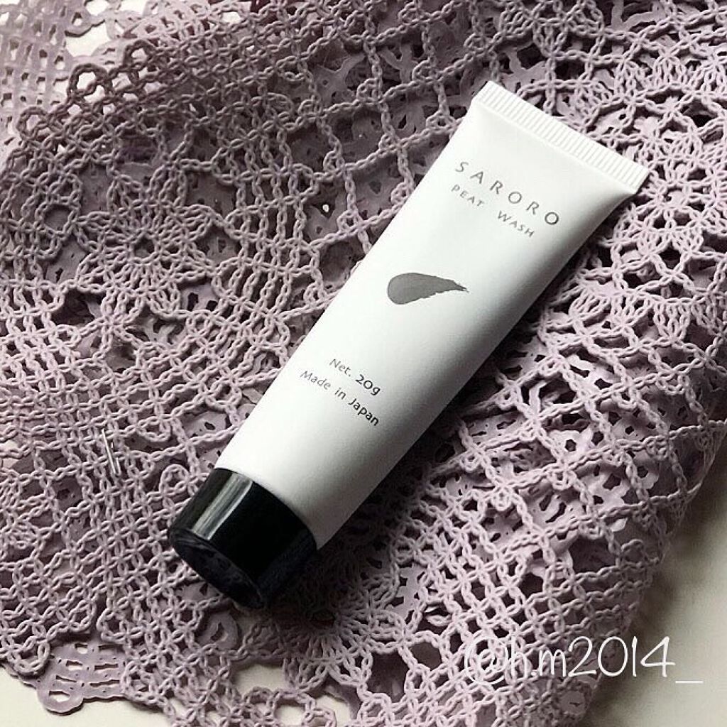 PEAT WASH/SARORO/その他洗顔料を使ったクチコミ(1枚目)