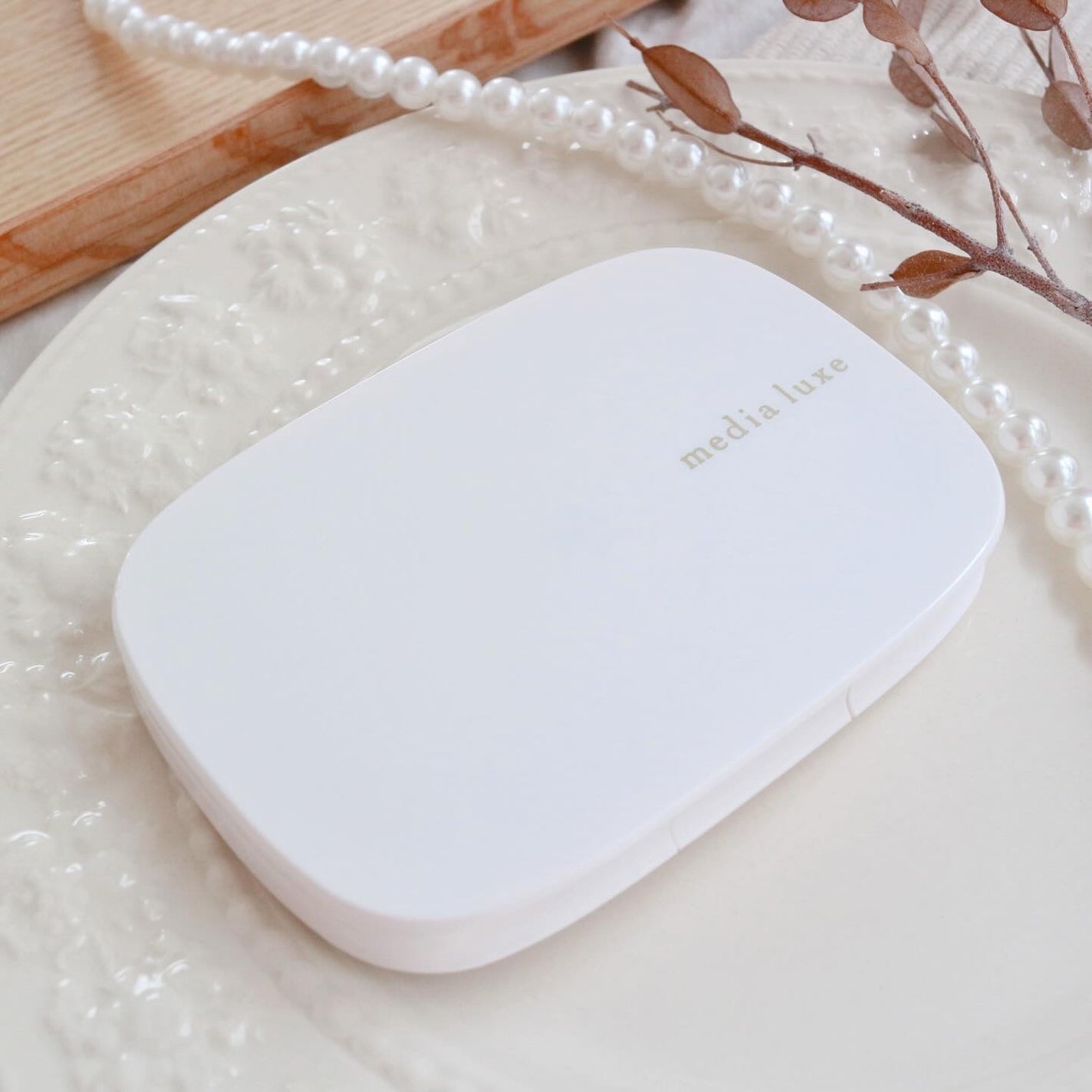 パウダーファンデーション/media luxe/パウダーファンデーションを使ったクチコミ(2枚目)