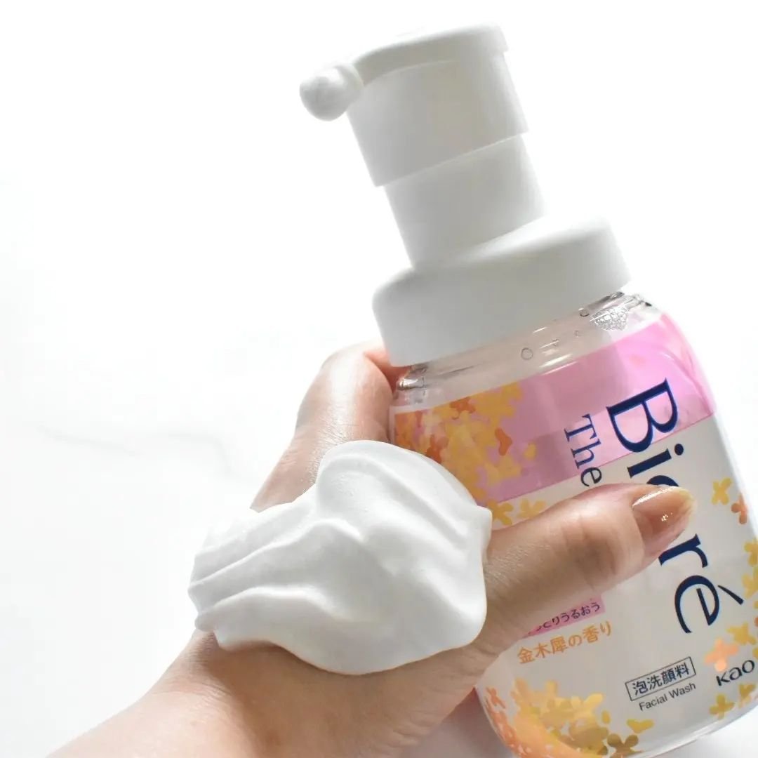 ビオレ ザ クレンズ オイルメイク落とし  金木犀の香り/ビオレ/オイルクレンジングを使ったクチコミ（3枚目）