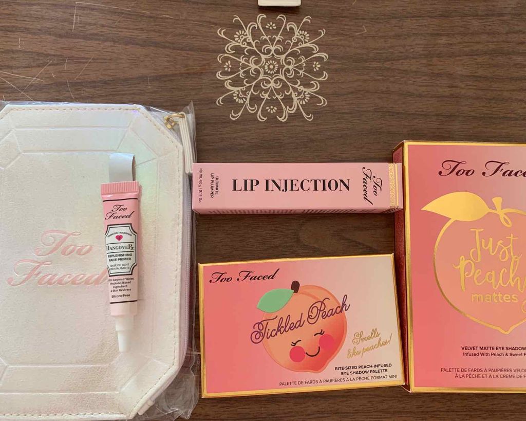 ジャスト ピーチィ ベルベット マット アイシャドウ パレット/Too Faced/アイシャドウパレットを使ったクチコミ(1枚目)