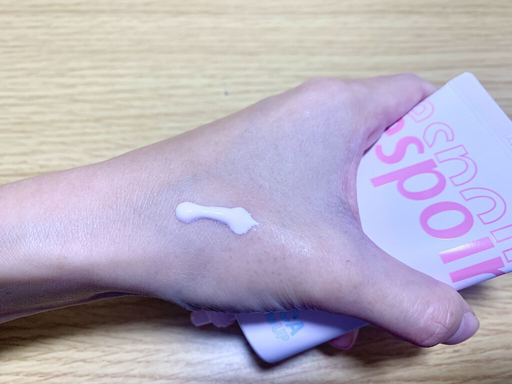 ウォータースプラッシュシカトーンアップクリーム/espoir/化粧下地を使ったクチコミ（3枚目）