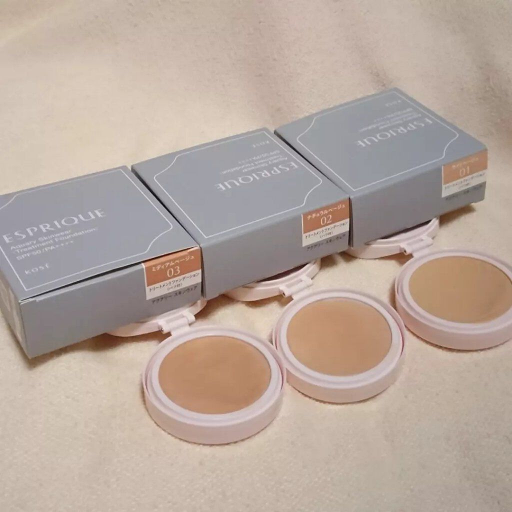 アクアリースキンウェア/ESPRIQUE/クッションファンデーションを使ったクチコミ(8枚目)