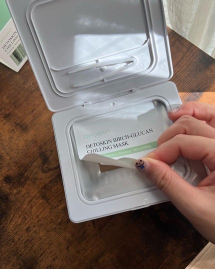 Birch-Glucan Chilling Mask/DETOSKIN/シートマスク・パックを使ったクチコミ(3枚目)