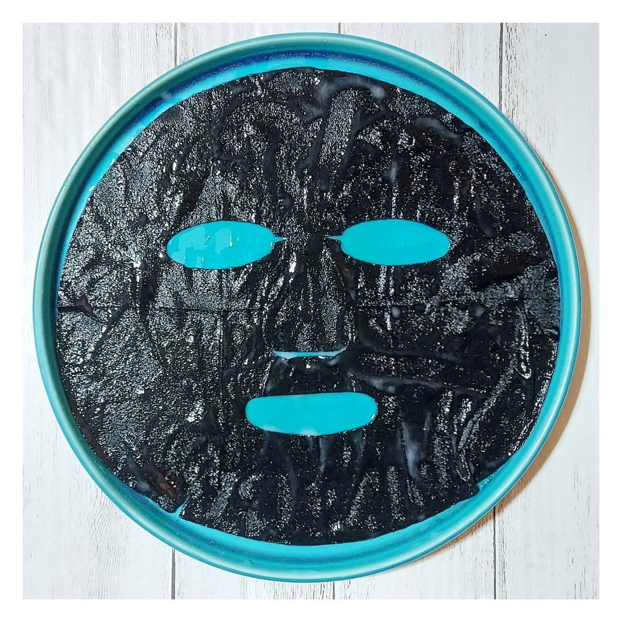 ディープブラック アクアモイスチャー シートマスク 1枚/ALFACE+/シートマスク・パックを使ったクチコミ（3枚目）