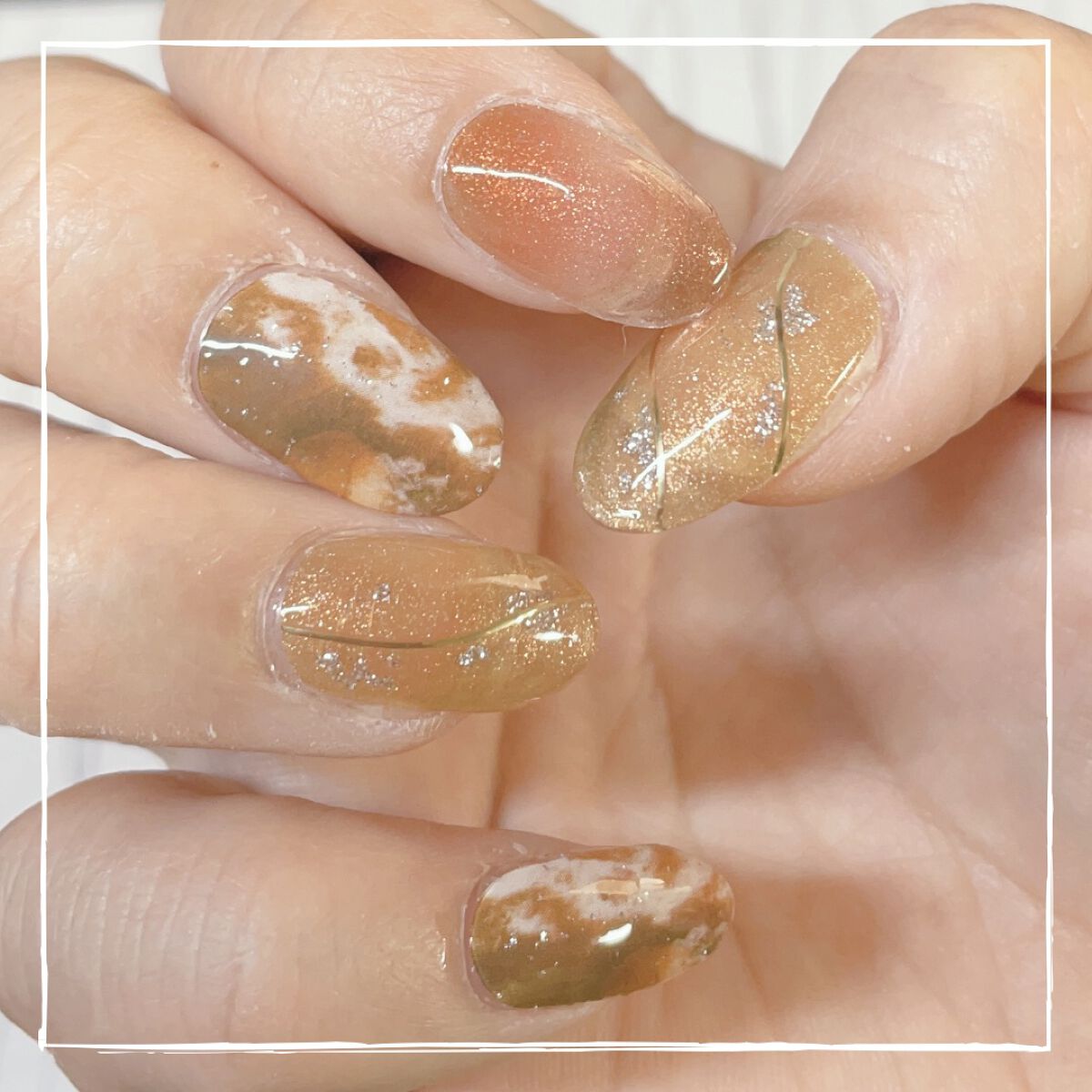 リアルジェルネイルシール/BEAUTY AVENUE/ネイルシールを使ったクチコミ(3枚目)