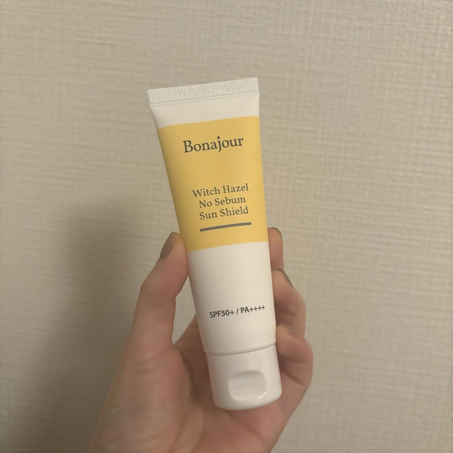 ウィッチハーゼル ノーセバムサンクリーム/Bonajour/日焼け止めクリームを使ったクチコミ（1枚目）