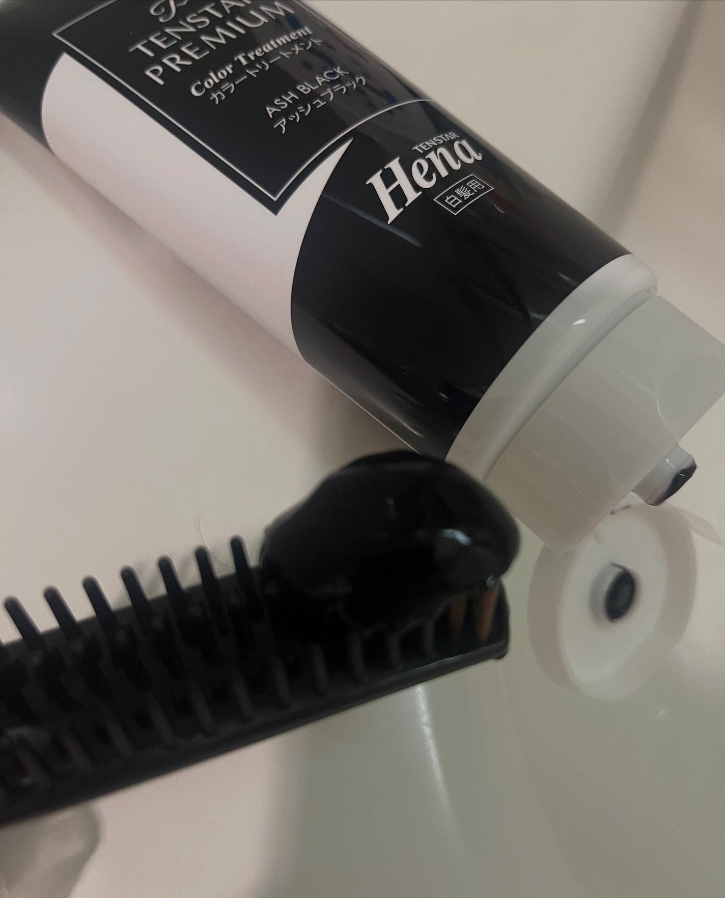 テンスターHenaプレミアム カラートリートメント/テンスターHenaプレミアム/ヘアカラーを使ったクチコミ(3枚目)