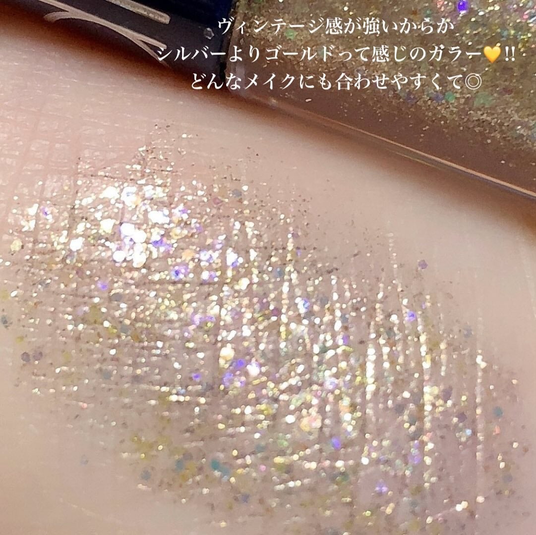 リキッド グリッター シャドウ/rom&nd/グリッターを使ったクチコミ(4枚目)
