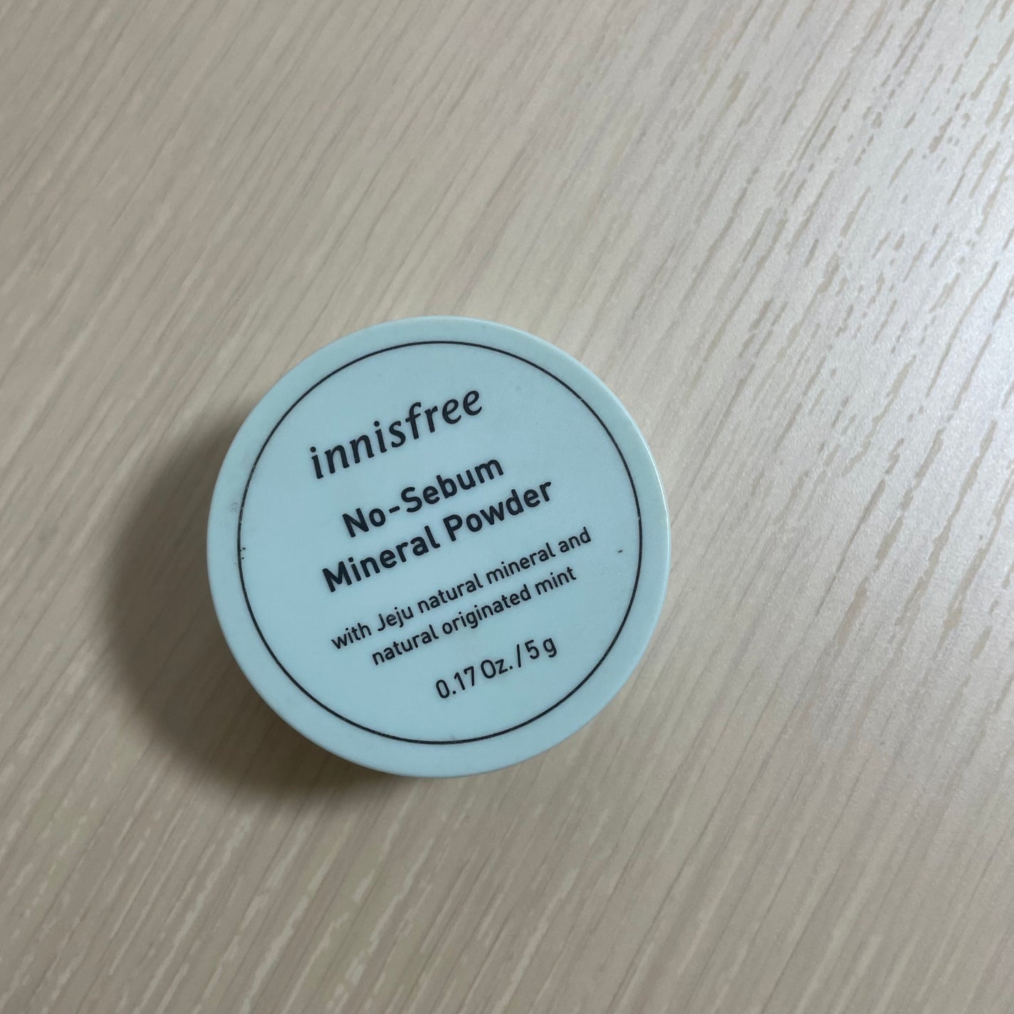 ノーセバム ミネラルパウダー N/innisfree/ルースパウダーを使ったクチコミ(1枚目)