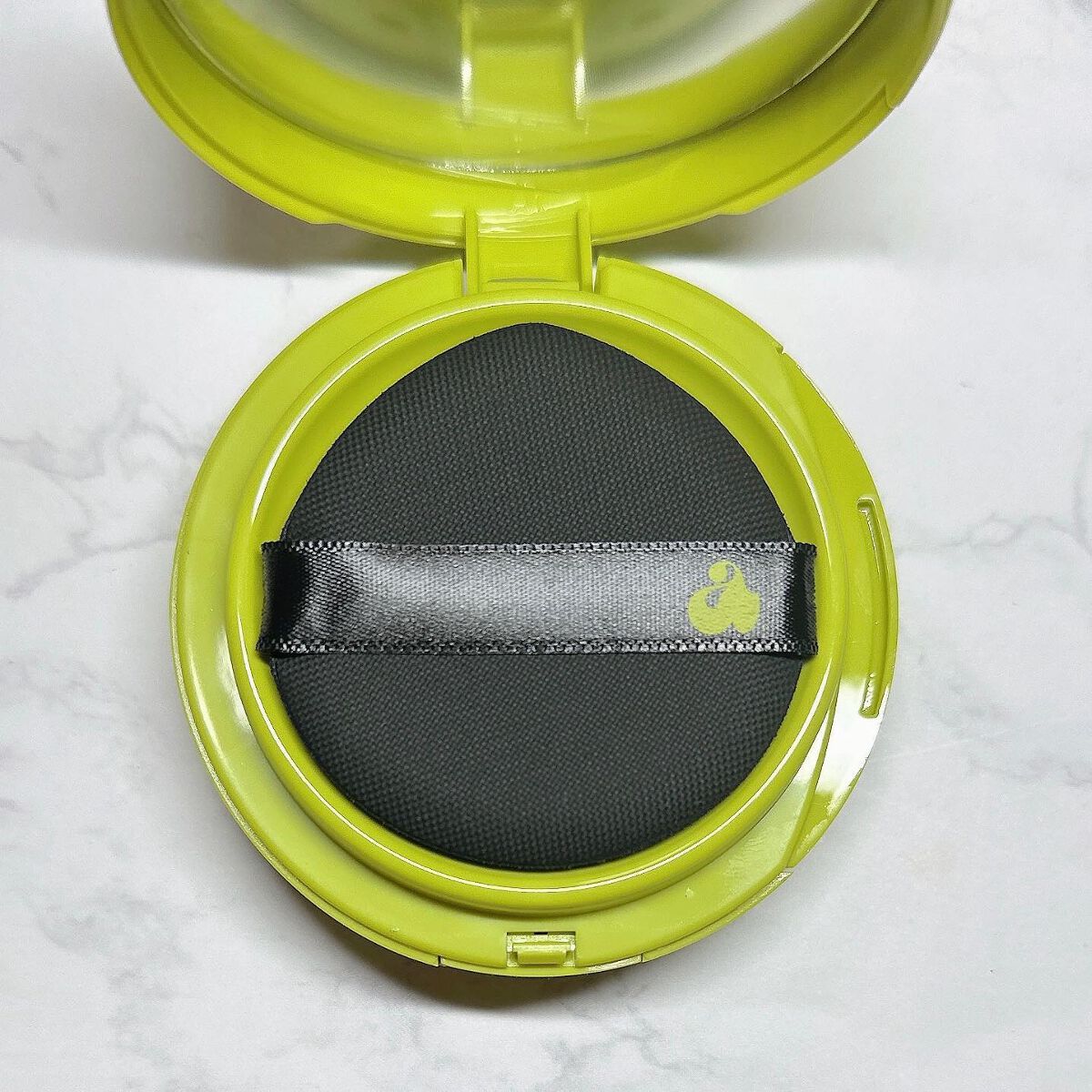 サテンウエアヘルシーグリーンクッション/unleashia/クッションファンデーションを使ったクチコミ(3枚目)