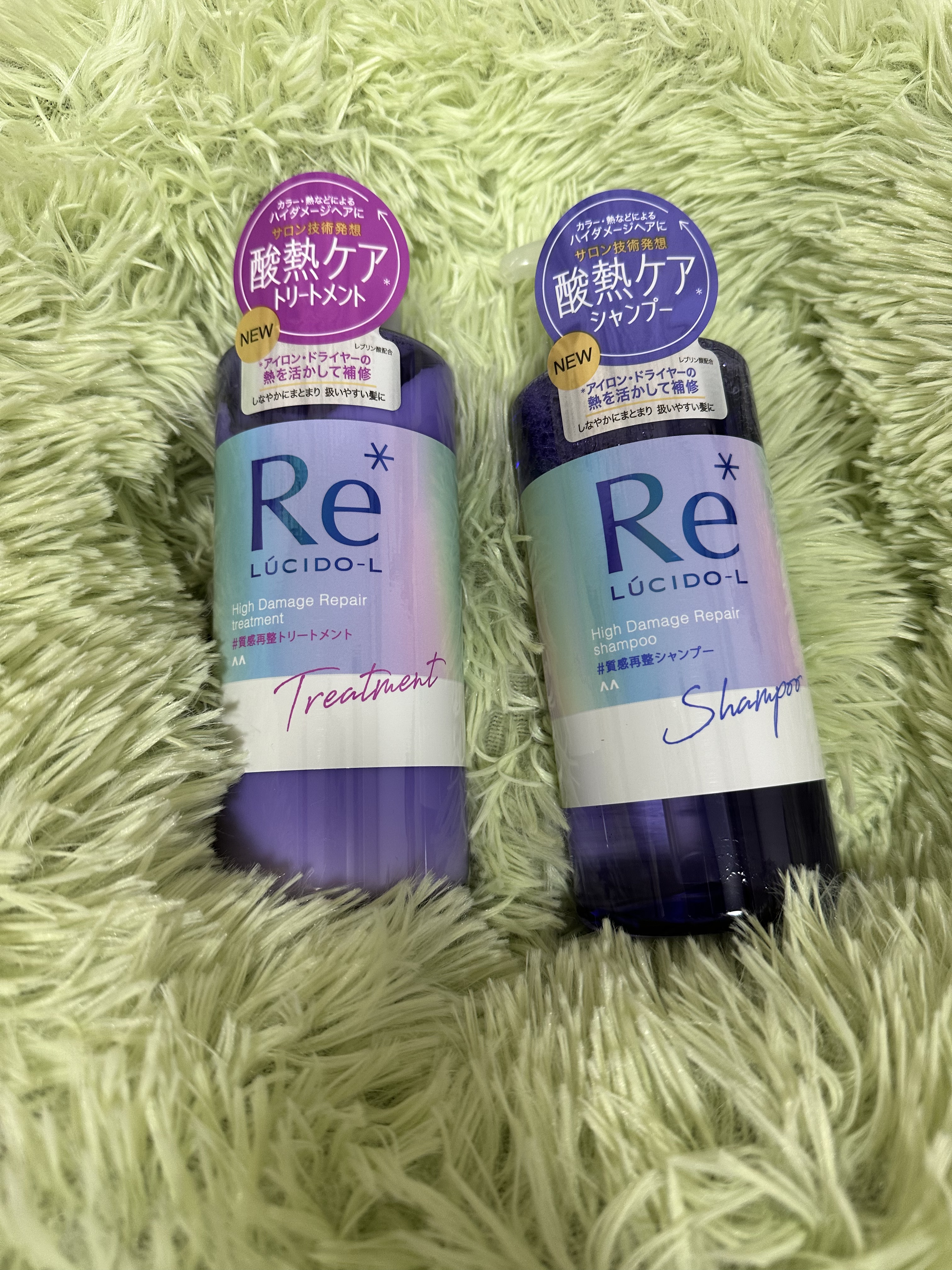 みなさんこんにちは(๑'ᴗ'๑)


今回は『ルシードエル』さんから
#質感再整シャンプー
#質感再整トリートメント を頂きました😌🎶

ルシードエル？ってなって調べてみたら良く見る
ワックスやヘアオイルのブランドでした！
皆さんも1度