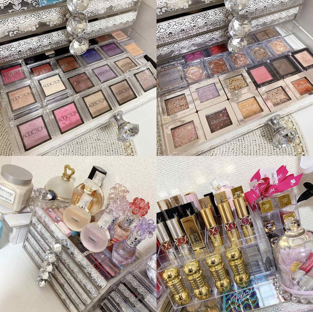 重なるアクリルケース２段引出・大/無印良品/その他化粧小物を使ったクチコミ（3枚目）