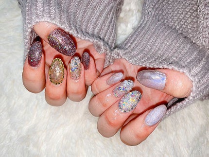 ジェルネイル(ライト対応)/セリア/ジェルネイルを使ったクチコミ(1枚目)