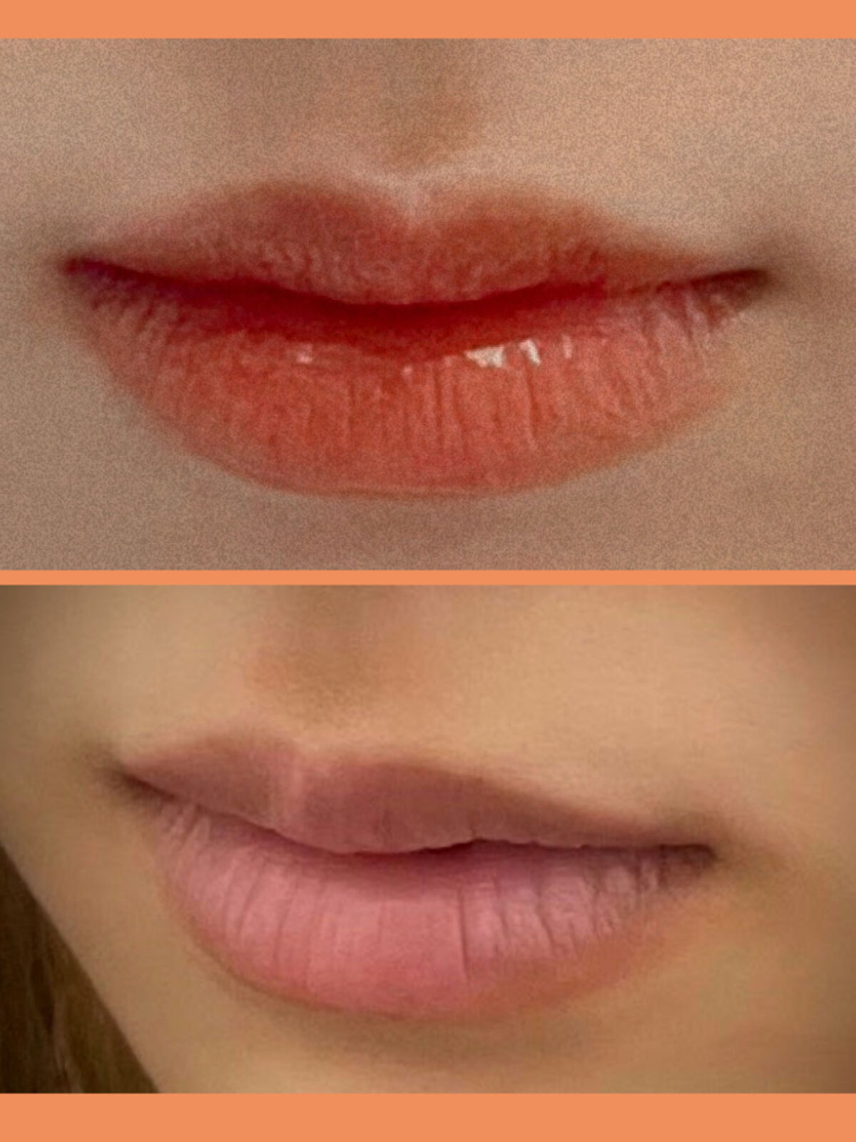 ジューシーラスティングティント/rom&nd/リップティントを使ったクチコミ（2枚目）