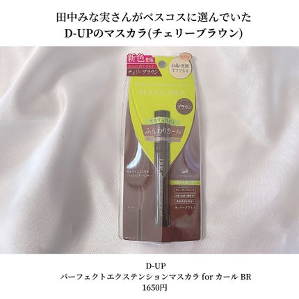 パーフェクトエクステンション マスカラ for カール/D-UP/マスカラを使ったクチコミ(2枚目)