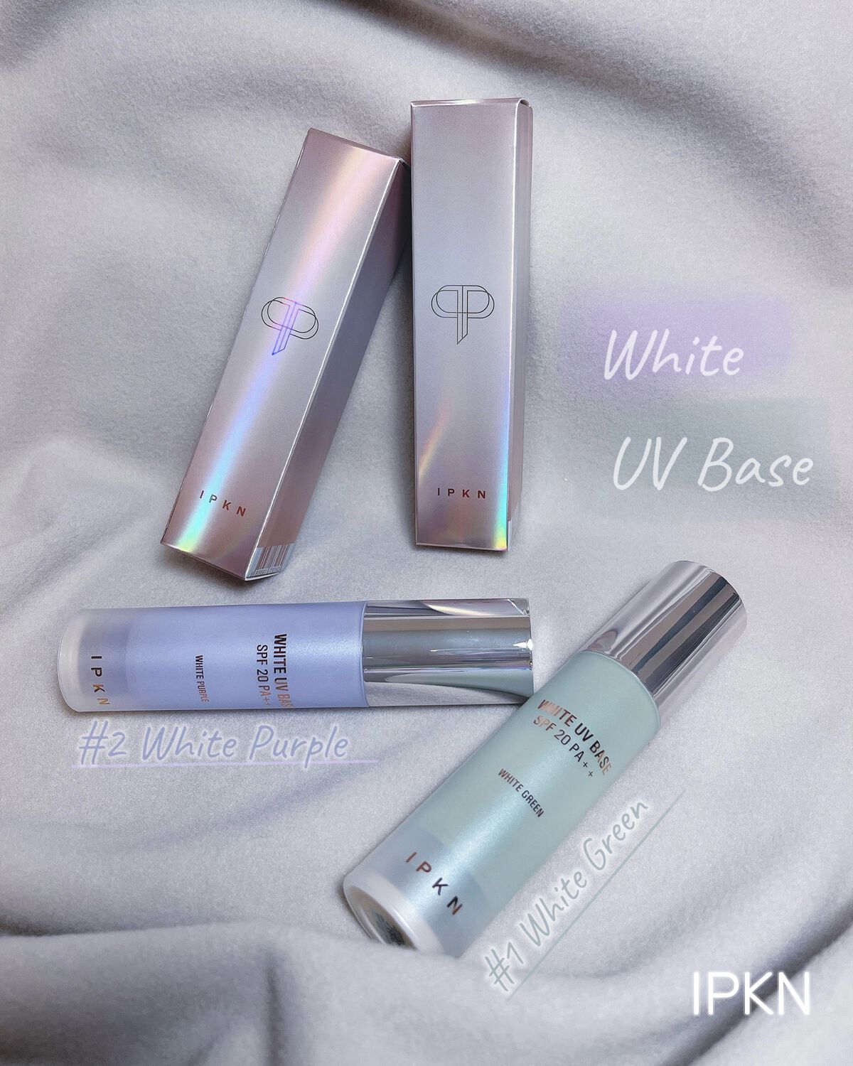 ホワイト ユーブイベース #2.WHITE PURPLE/IPKN/化粧下地を使ったクチコミ（1枚目）