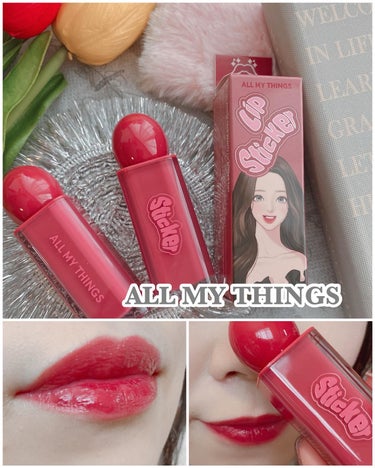 .*۞･ﾟ𓈒𓐍ALL MY THINGS▷▷▷
⁡
／
 @allmythings_jp 
TRUE BEAUTY LIP STICKER TINT
04 sangria
＼
⁡
新作のコロンと丸いキャ