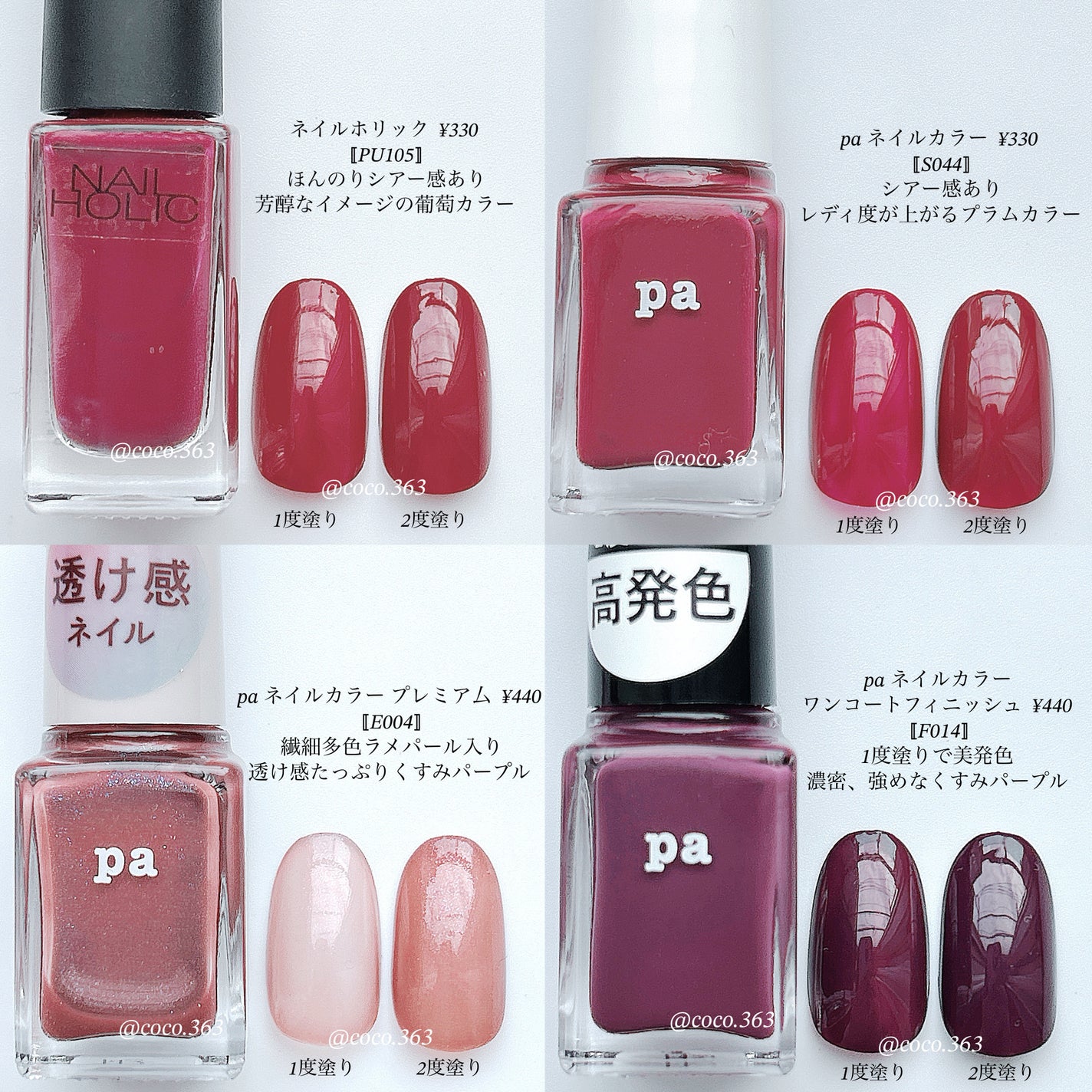 カラフルネイルズ/キャンメイク/マニキュアを使ったクチコミ(4枚目)