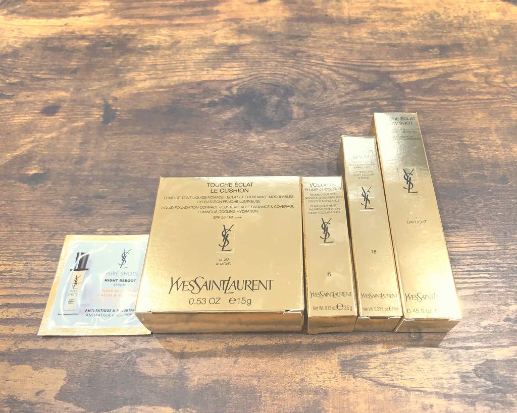 ラディアント タッチ グロウ ショット/YVES SAINT LAURENT BEAUTE/ジェル・クリームチークを使ったクチコミ（1枚目）