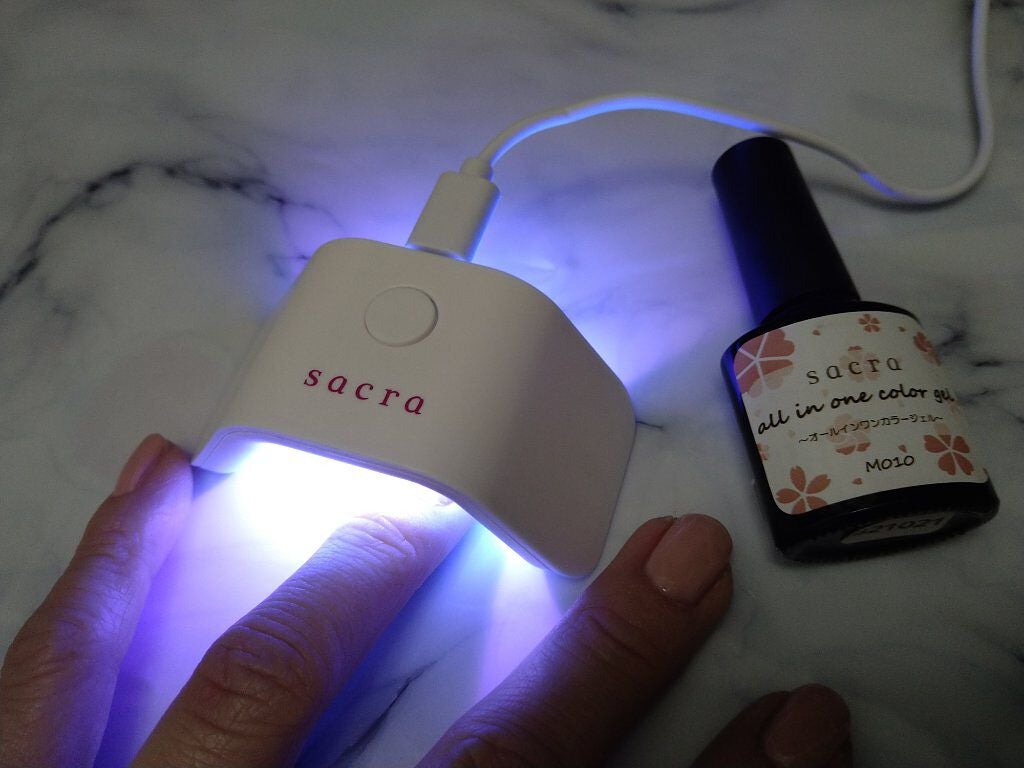 sacra オールインワンカラージェル/sacra/ジェルネイルを使ったクチコミ(2枚目)
