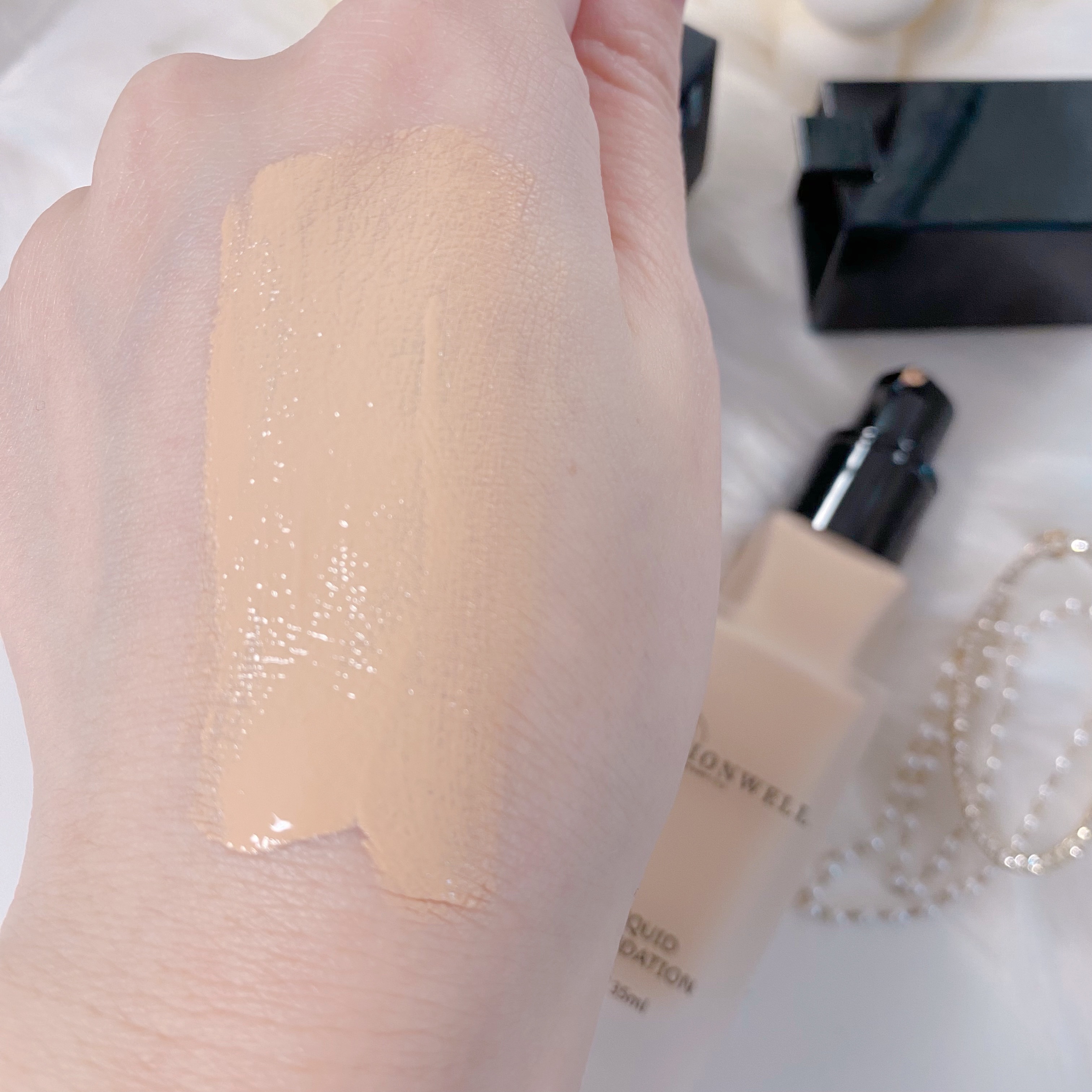 スキンフィット ファンデーション 01/LionWell（ライオンウェル）/リキッドファンデーションを使ったクチコミ（3枚目）