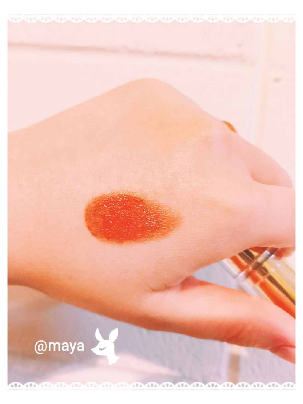 ラスティンググロスリップ/CEZANNE/口紅を使ったクチコミ(2枚目)