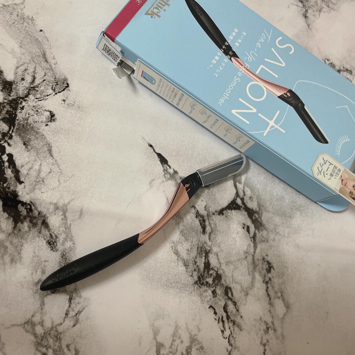 サロンプラス トーンアップ フェイススムーサー ホルダー(刃付き)/サロンプラス/シェーバーを使ったクチコミ(1枚目)