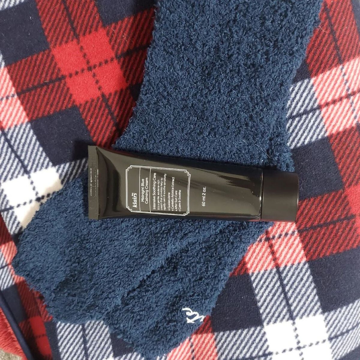 ミッドナイトブルーカーミングクリーム/Klairs/フェイスクリームを使ったクチコミ(3枚目)