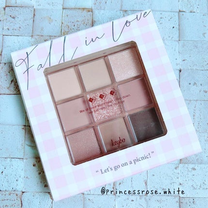 KEYBO FALL IN LOVE SHADOW PALETTE/keybo/アイシャドウパレットを使ったクチコミ(2枚目)