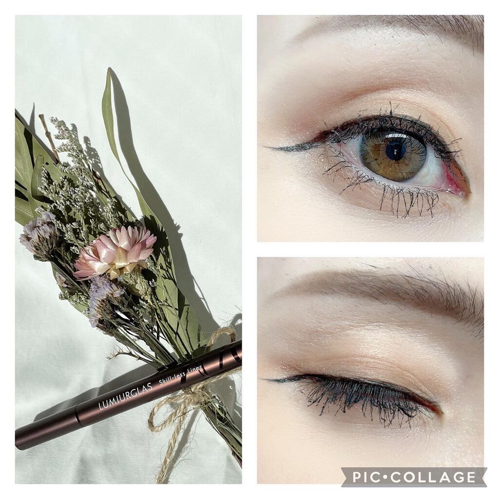 スキルレスライナー/LUMIURGLAS/リキッドアイライナーを使ったクチコミ（3枚目）