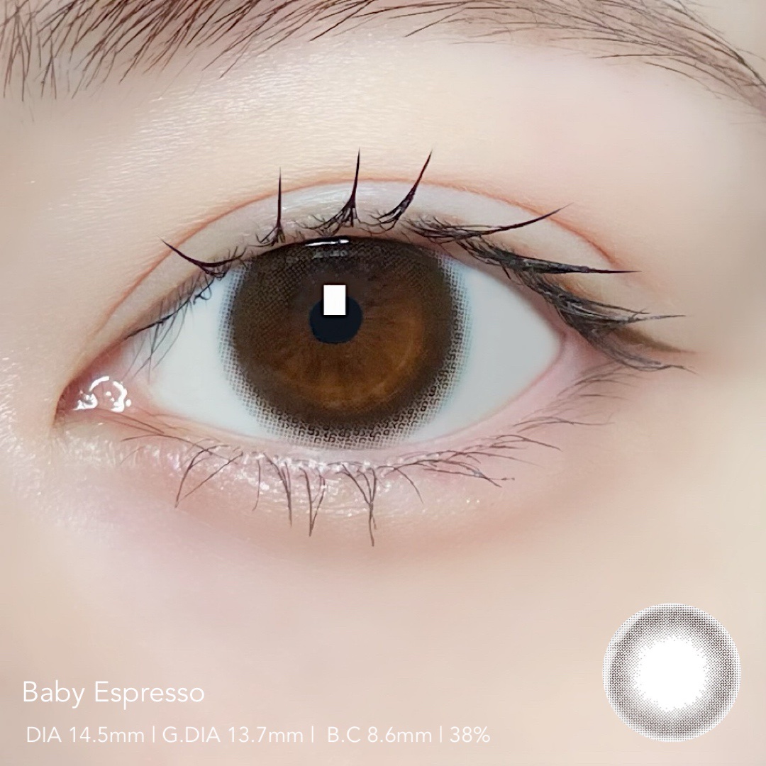 TOPARDS 1month ベイビーエスプレッソ/TOPARDS/１ヶ月（１MONTH）カラコンを使ったクチコミ（3枚目）