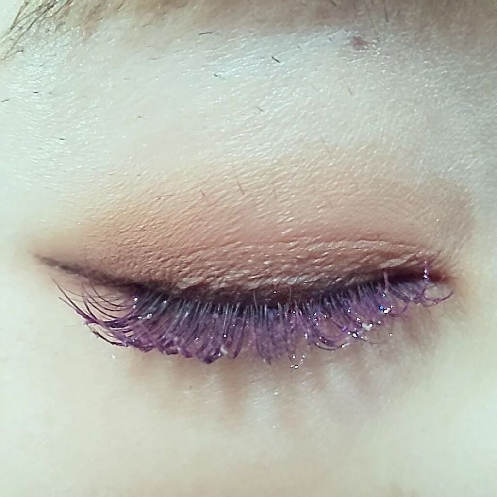 きつね on LIPS 「今日のメイク🐥カラーマスカラをメインにどうにか色素薄い系メイク..」(5枚目)