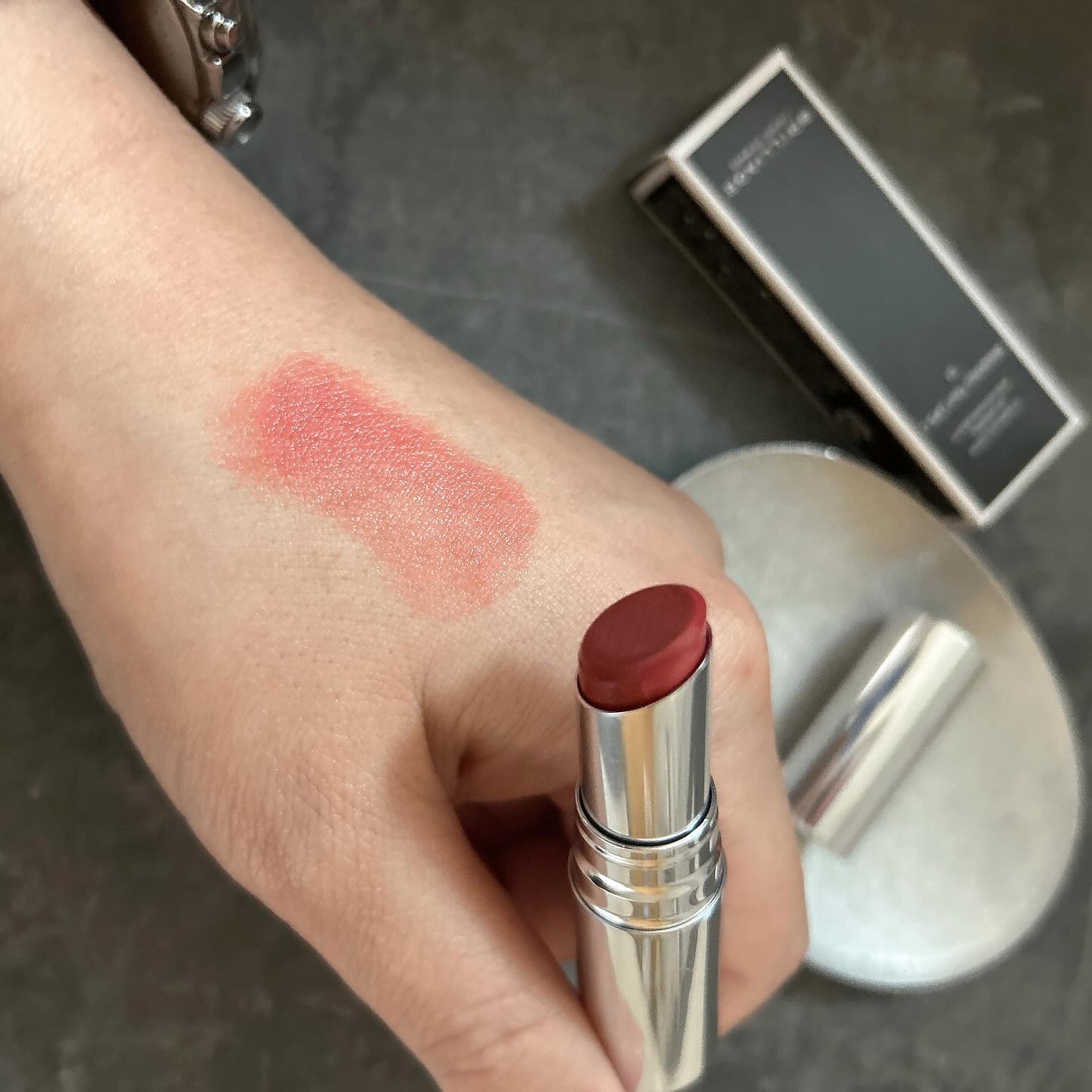 マスキング ティント リップス/ブリリアージュ/リップティントを使ったクチコミ（3枚目）