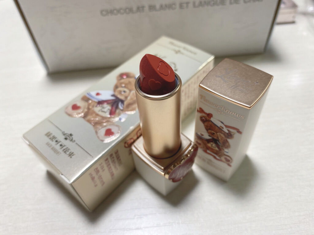 Love Bear マットリップスティック/FlowerKnows/口紅を使ったクチコミ（1枚目）