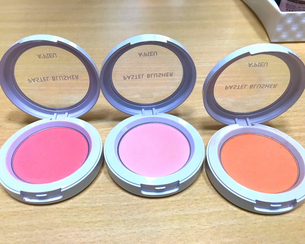 アピュー パステルブラッシャー/A’pieu/パウダーチークを使ったクチコミ(1枚目)