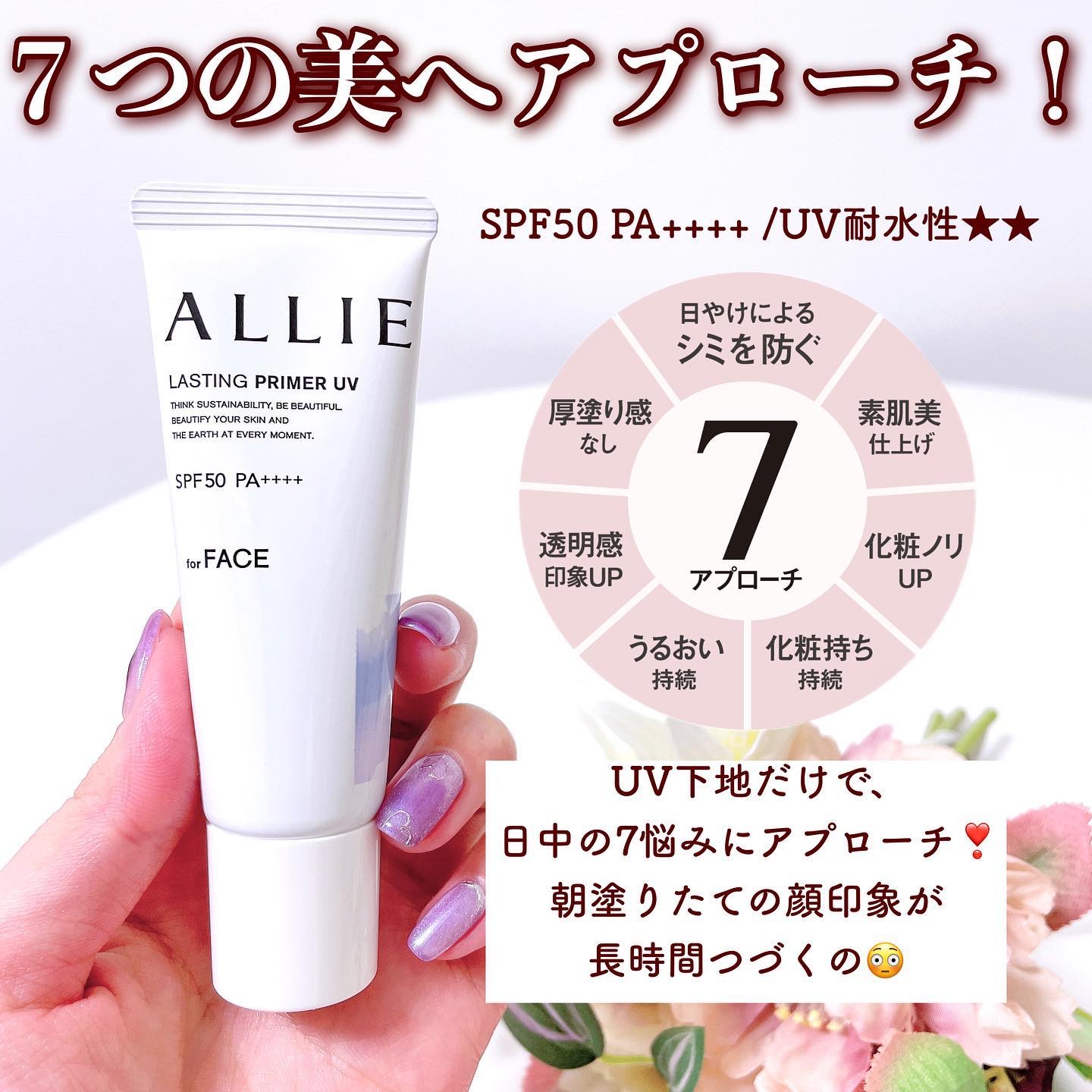 アリィー クロノビューティ ラスティングプライマーUV/アリィー/日焼け止めジェルを使ったクチコミ（3枚目）