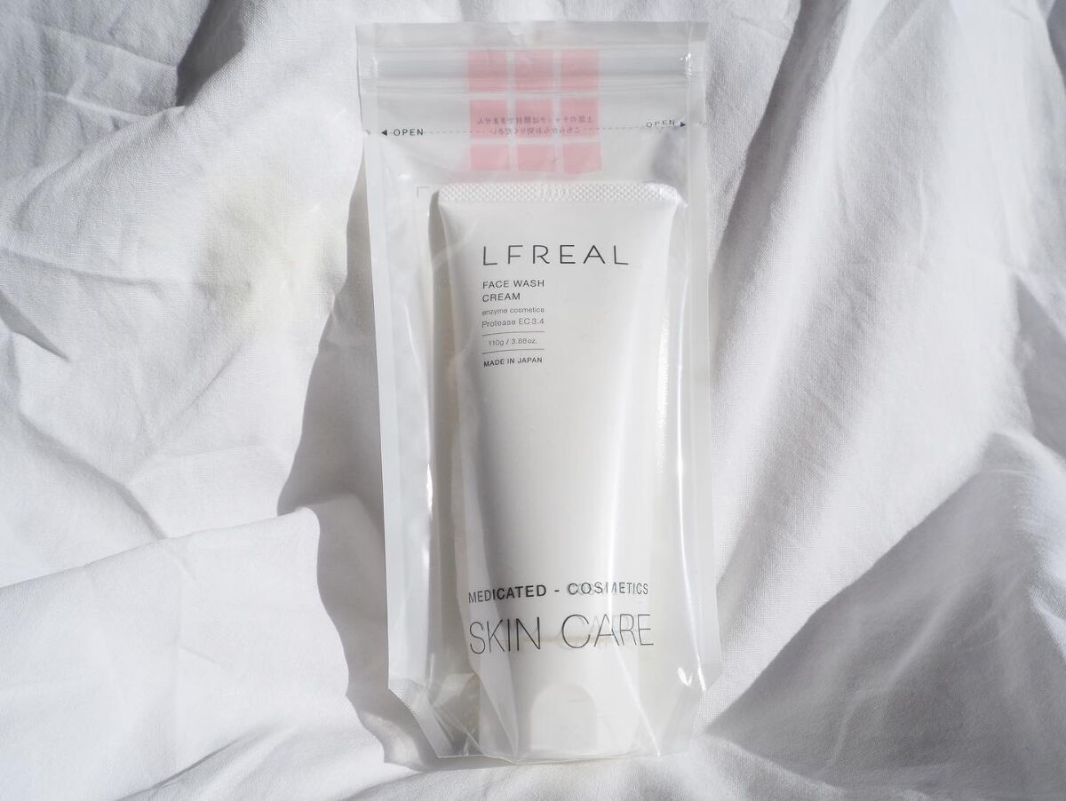 フェイスウォッシュクリーム/LFREAL/洗顔フォームを使ったクチコミ（2枚目）