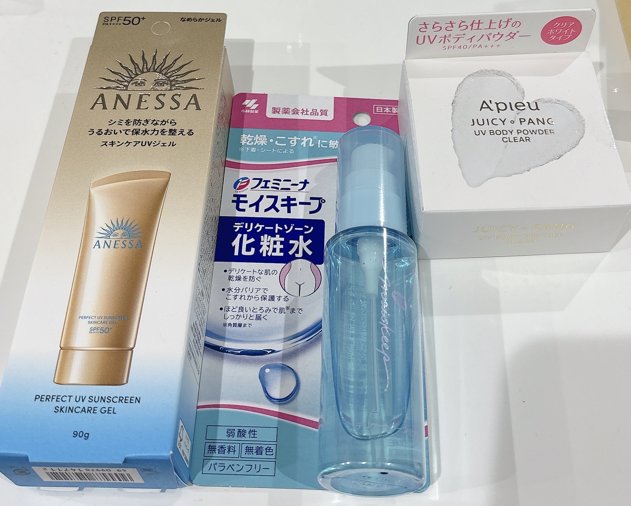 アピュー ジューシーパン UVボディパウダー SPF40/PA+++/A’pieu/日焼け止めパウダーを使ったクチコミ（1枚目）