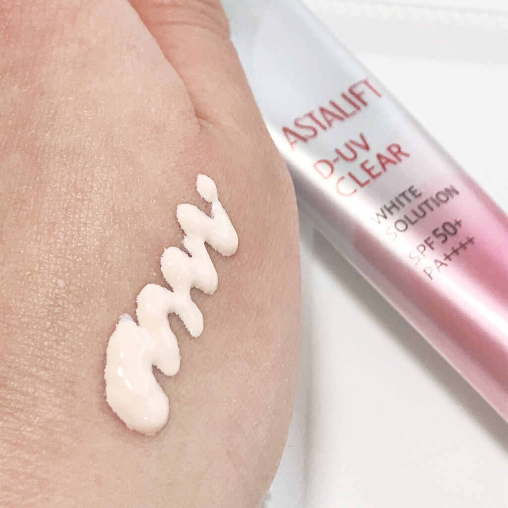 D-UVクリア ホワイトソリューション/アスタリフト/日焼け止めクリームを使ったクチコミ（3枚目）