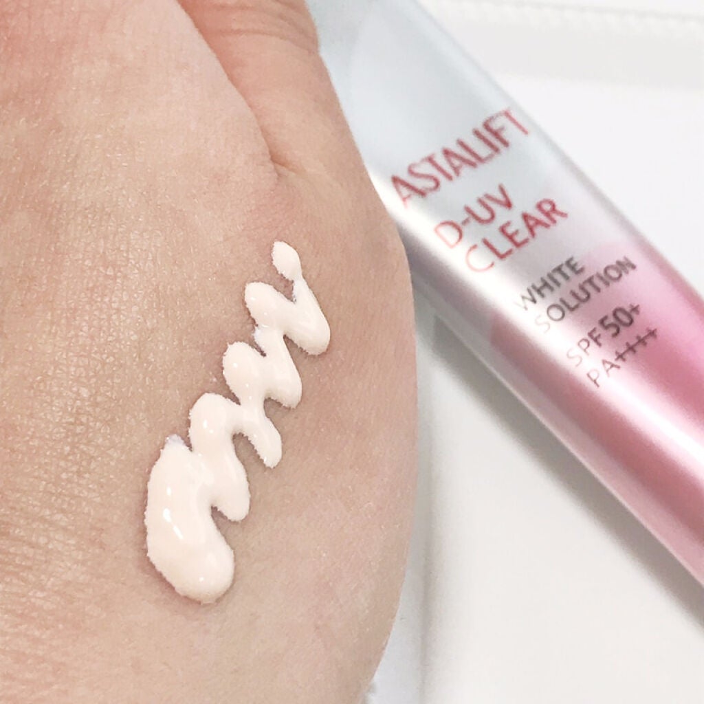 D-UVクリア ホワイトソリューション/アスタリフト/日焼け止めクリームを使ったクチコミ(3枚目)