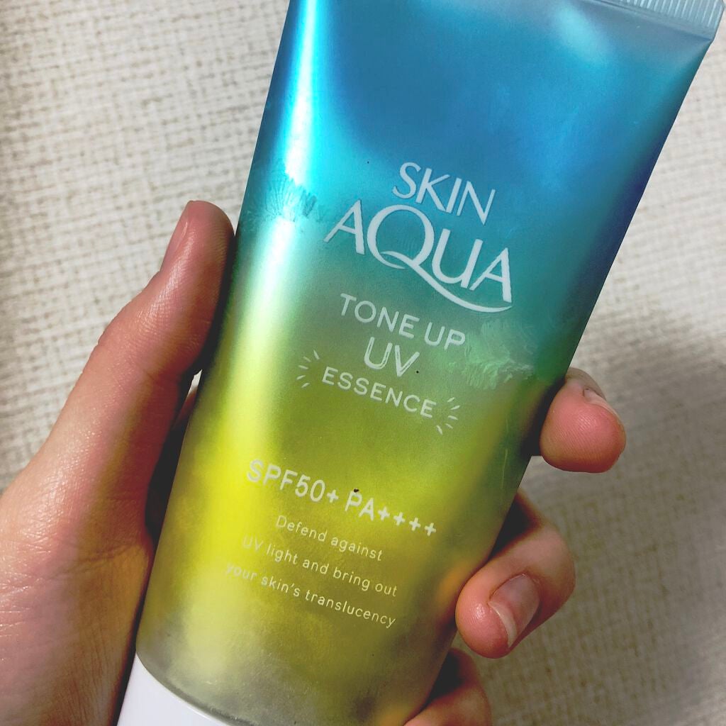 スキンアクア トーンアップUVエッセンス/スキンアクア/日焼け止めクリームを使ったクチコミ(1枚目)