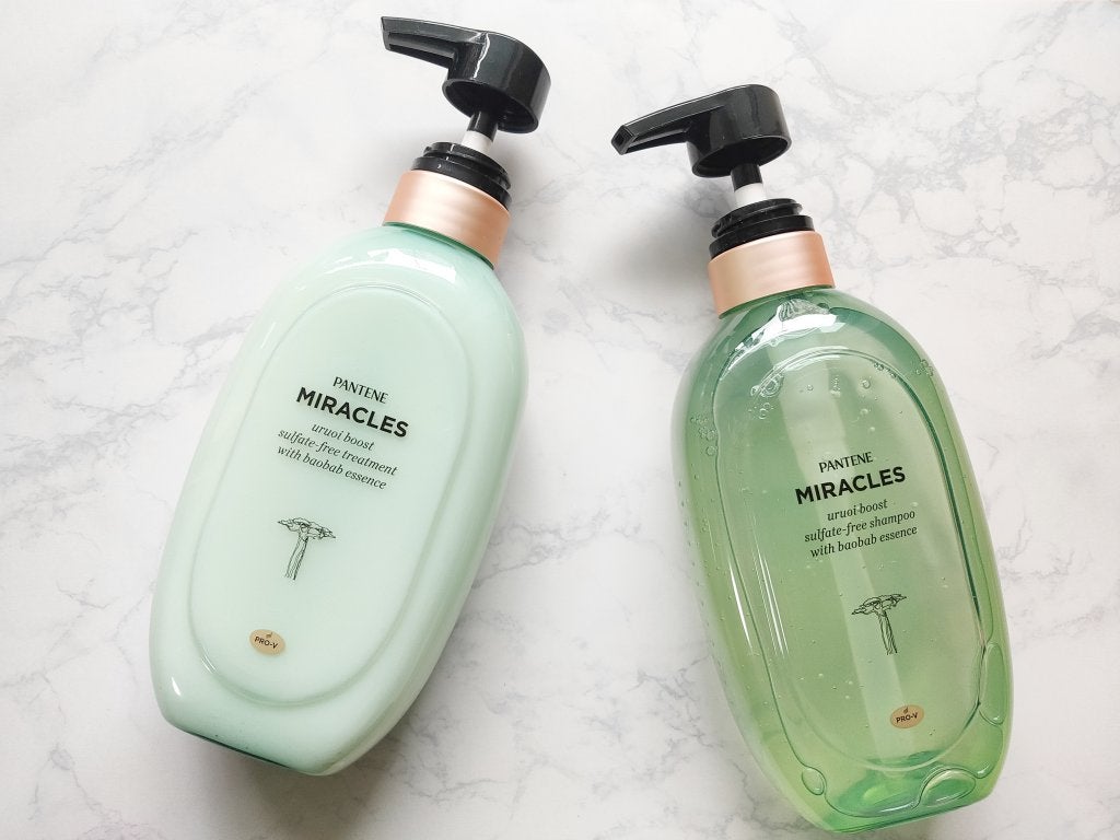 ミラクルズ うるおいブースト シャンプー/トリートメント/パンテーン/市販シャンプーを使ったクチコミ(1枚目)